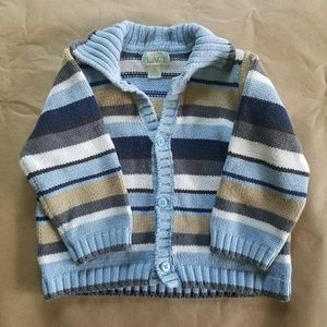 Children's Place 12m Boys Striped Cardigan